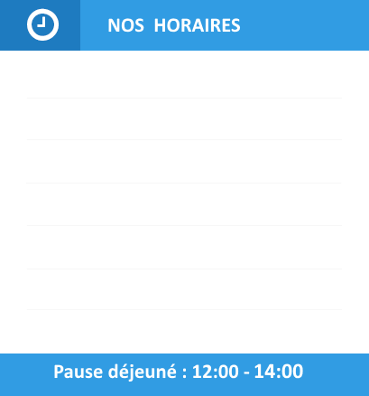 Nos heures de présences